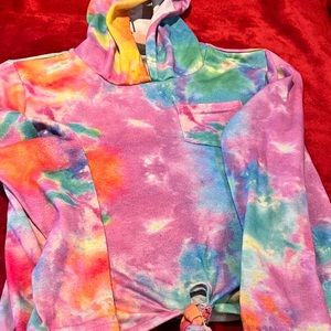 Tie dye hoodie/ sweater in size 14/16 girls.